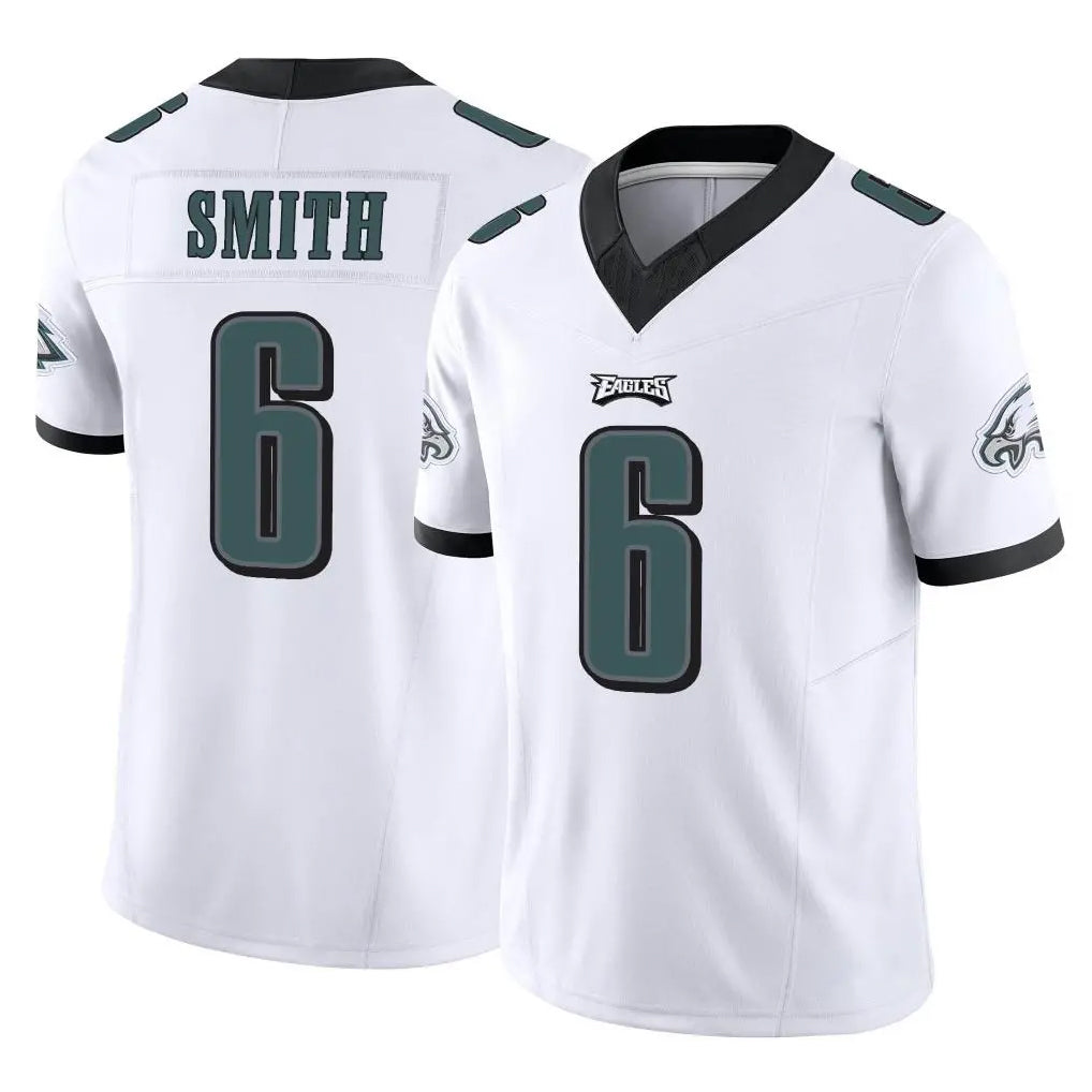 Parkc P.Eagles #6 DeVonta Smith Player White Limited Vapor F.U.S.E. Home Game Stitched Jerseys