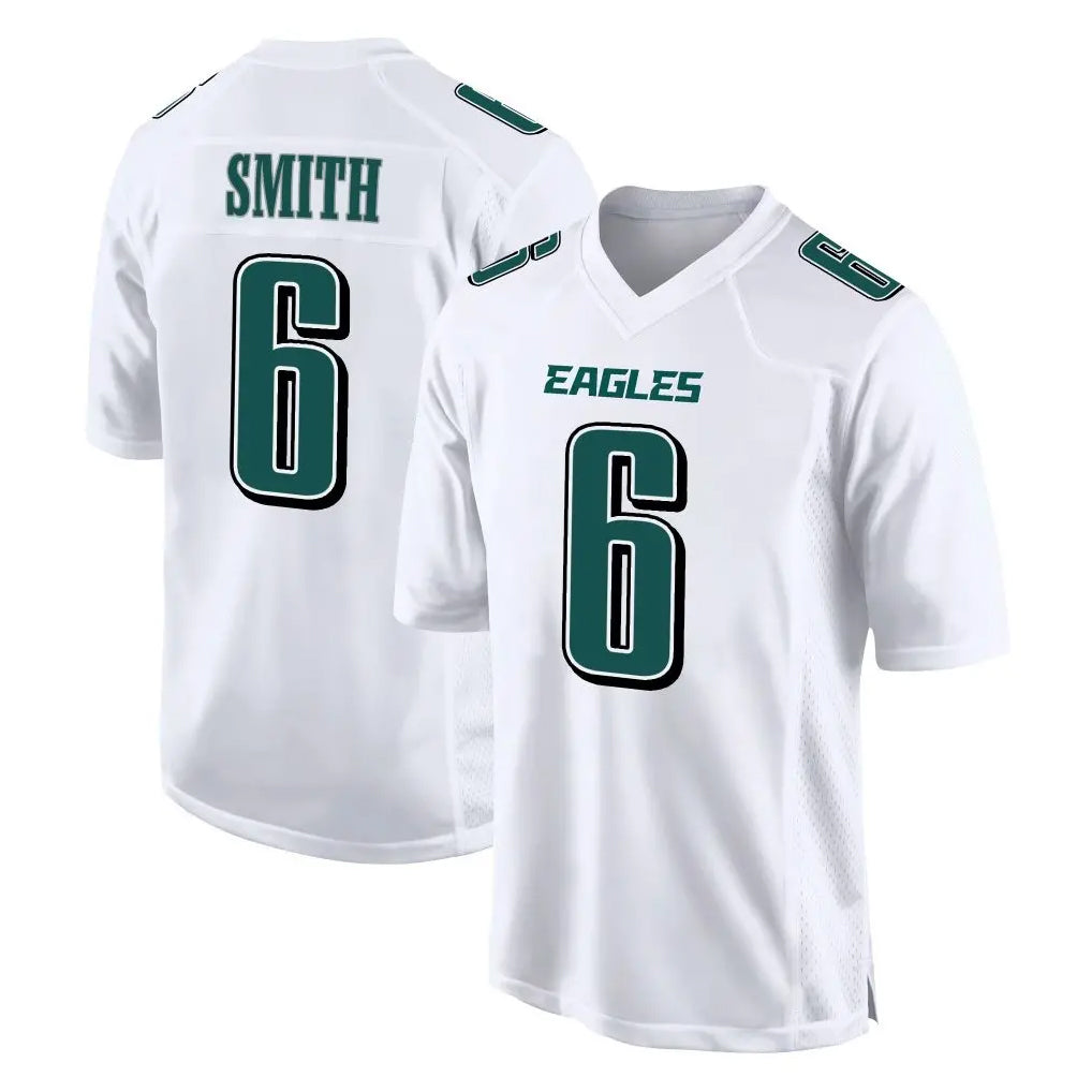 Parkc P.Eagles #6 DeVonta Smith Player White Tundra Fashion Home Game Stitched Jerseys