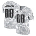 Parkc P.Eagles #88 Dallas Goedert Player Arctic Camo Salute to Service Limited Game Stitched Jerseys