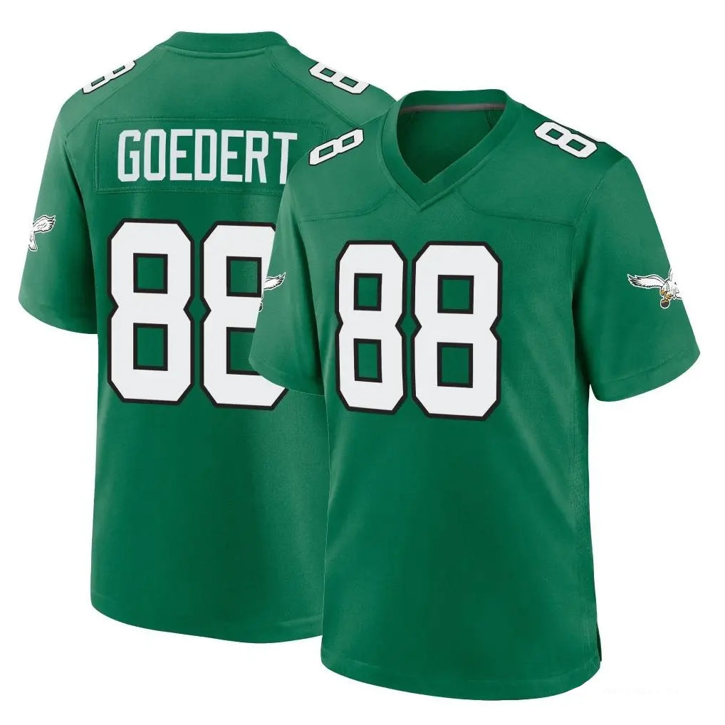 Parkc P.Eagles #88 Dallas Goedert Player Green Kelly Alternate Home Game Stitched Jerseys