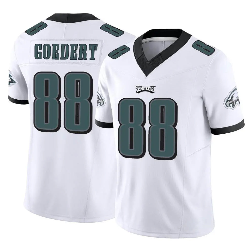 Parkc P.Eagles #88 Dallas Goedert Player White Limited Vapor F.U.S.E. Home Game Stitched Jerseys