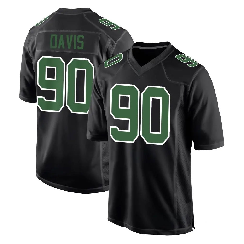 Parkc P.Eagles #90 Jordan Davis Player Carbon Green Fashion Home Game Stitched Jerseys