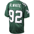 Parkc P.Eagles #92 Reggie White Mitchell & Ness Green Authentic Throwback Retired Player Stitched Puhic Jersey