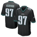 Parkc P.Eagles #97 Moro Ojomo Player Black Home Game Stitched Jerseys