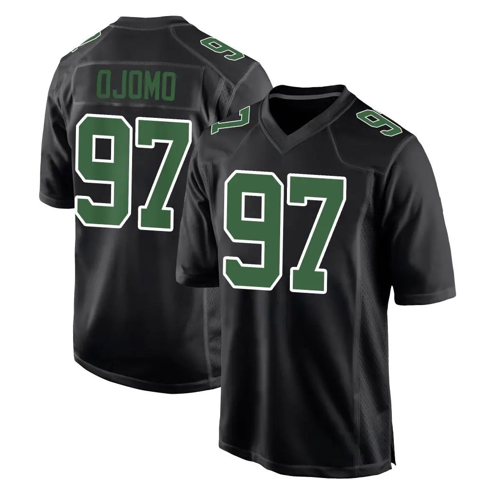 Parkc P.Eagles #97 Moro Ojomo Player Carbon Green Fashion Home Game Stitched Jerseys