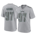 Parkc P.Eagles #97 Moro Ojomo Player Gray Atmosphere Fashion Home Game Stitched Jerseys