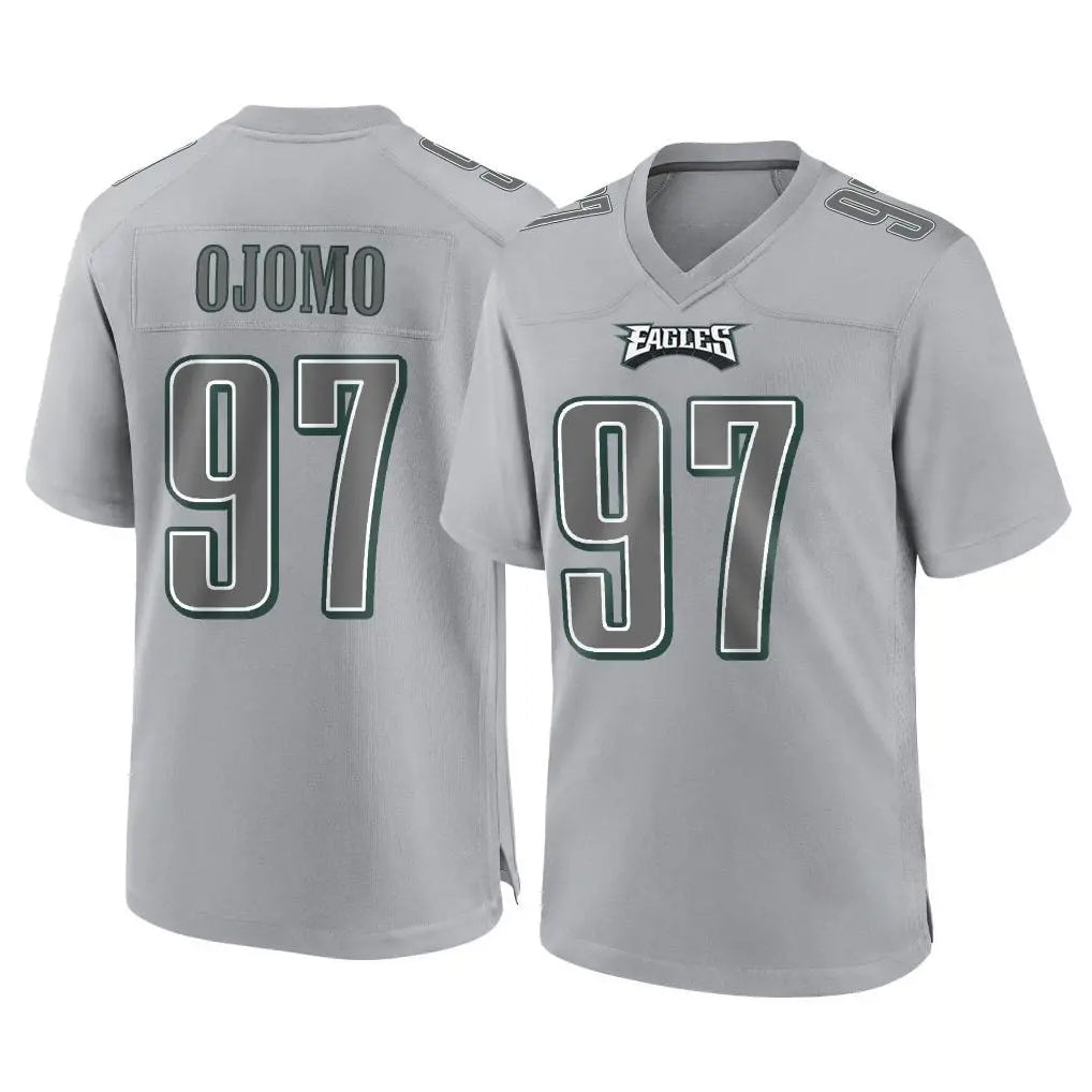 Parkc P.Eagles #97 Moro Ojomo Player Gray Atmosphere Fashion Home Game Stitched Jerseys