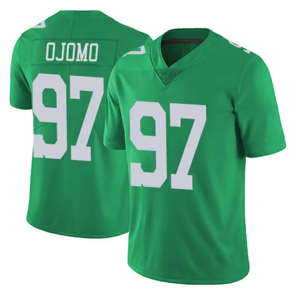 Parkc P.Eagles #97 Moro Ojomo Player Green Limited Vapor Untouchable Home Game Stitched Jerseys