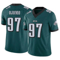 Parkc P.Eagles #97 Moro Ojomo Player Team Color Green Limited Vapor F.U.S.E. Home Game Stitched Jerseys