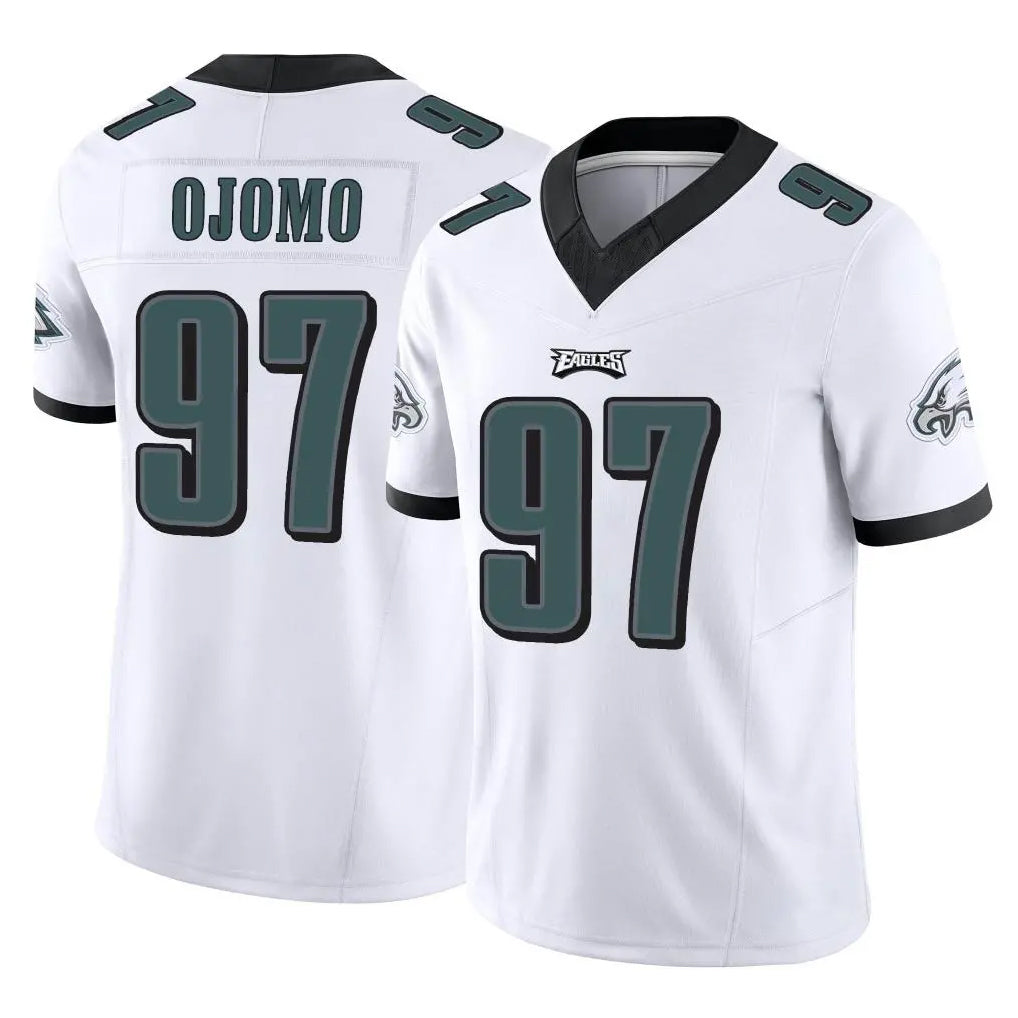 Parkc P.Eagles #97 Moro Ojomo Player White Limited Vapor F.U.S.E. Home Game Stitched Jerseys