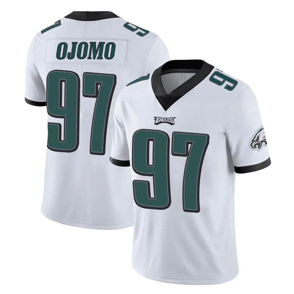Parkc P.Eagles #97 Moro Ojomo Player White Limited Vapor Untouchable Home Game Stitched Jerseys