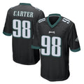 Parkc P.Eagles #98 Jalen Carter Player Black Home Game Stitched Jerseys
