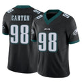 Parkc P.Eagles #98 Jalen Carter Player Black Limited Vapor F.U.S.E. Home Game Stitched Jerseys