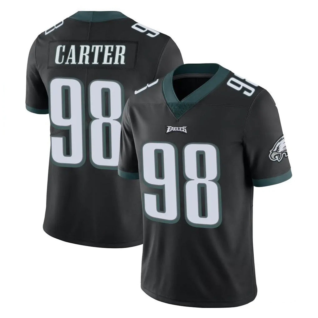 Parkc P.Eagles #98 Jalen Carter Player Black Limited Vapor Untouchable Home Game Stitched Jerseys