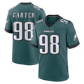 Parkc P.Eagles #98 Jalen Carter Player Green Home Game Stitched Jerseys