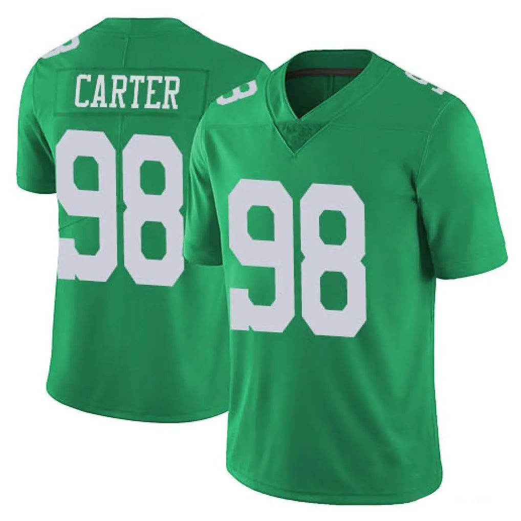 Parkc P.Eagles #98 Jalen Carter Player Green Limited Vapor Untouchable Home Game Stitched Jerseys