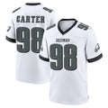 Parkc P.Eagles #98 Jalen Carter Player White Game Home Stitched Jerseys