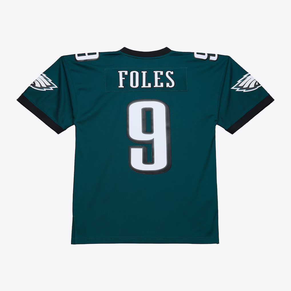 Parkc P.Eagles #9 Nick Foles Mitchell & Ness Midnight Green Legacy Replica Jersey Stitched Puhic Game Jerseys