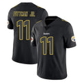 Parkc P.Steelers #11 Michael Pittman Jr. Player Black Impact Limited Home Game Stitched Jerseys