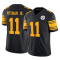 Parkc P.Steelers #11 Michael Pittman Jr. Player Black Limited 2nd Alternate Vapor F.U.S.E. Home Game Stitched Jerseys