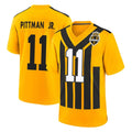 Parkc P.Steelers #11 Michael Pittman Jr. Player Gold Limited 1933 Throwback Home Game Stitched Jerseys