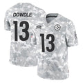 Parkc P.Steelers #13 Rico Dowdle Player Arctic Camo Limited Salute To Service Home Game Stitched Jerseys
