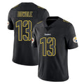 Parkc P.Steelers #13 Rico Dowdle Player Black Impact Limited Home Game Stitched Jerseys