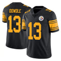 Parkc P.Steelers #13 Rico Dowdle Player Black Limited Color Rush Home Game Stitched Jerseys