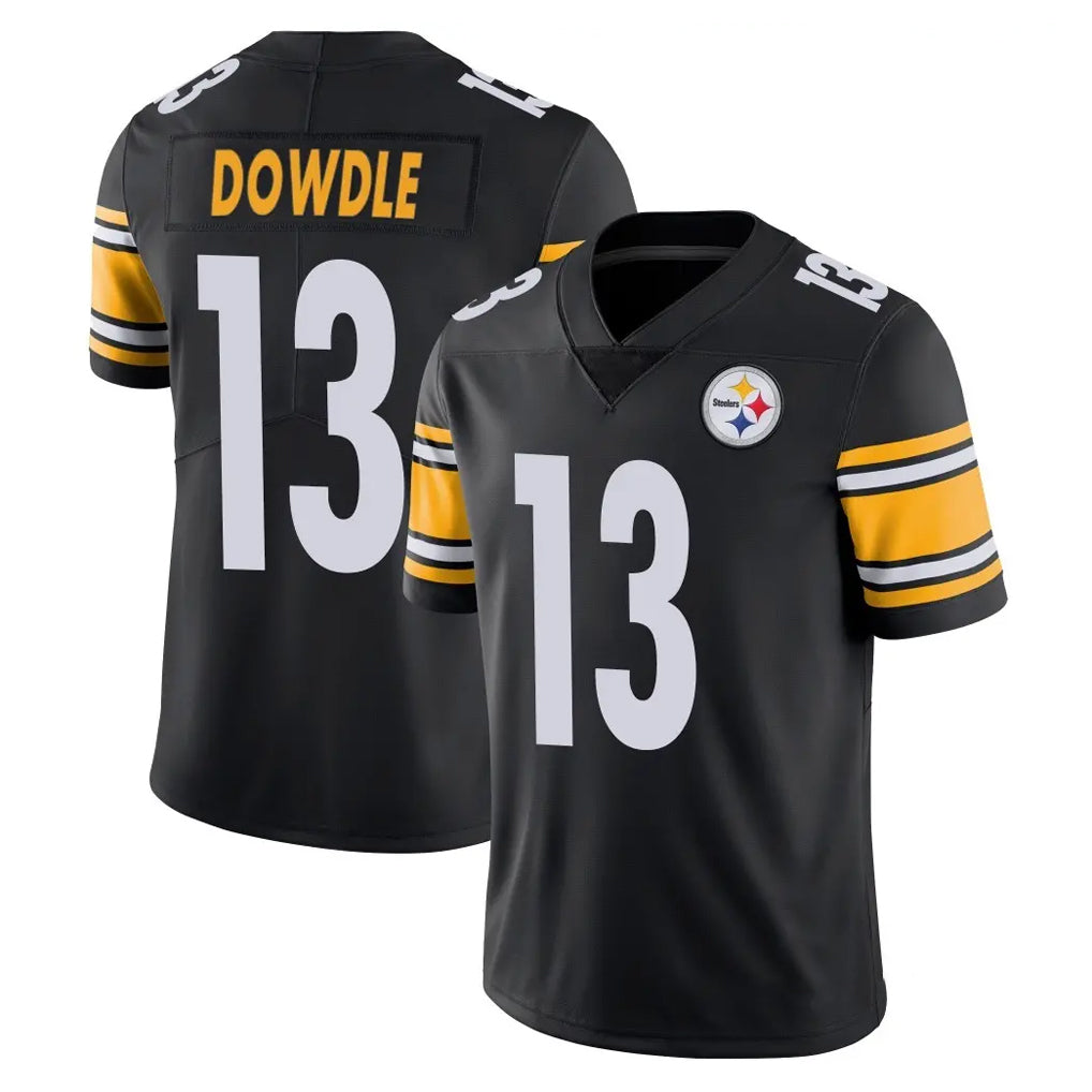 Parkc P.Steelers #13 Rico Dowdle Player Black Limited Vapor Untouchable Home Game Stitched Jerseys