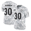 Parkc P.Steelers #30 Jaylen Warren Player Arctic Camo Limited Salute To Service Home Game Stitched Jerseys
