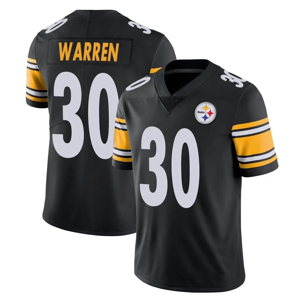 Parkc P.Steelers #30 Jaylen Warren Player Black Limited Vapor Untouchable Home Game Stitched Jerseys