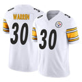 Parkc P.Steelers #30 Jaylen Warren Player White Limited Vapor F.U.S.E. Home Game Stitched Jerseys