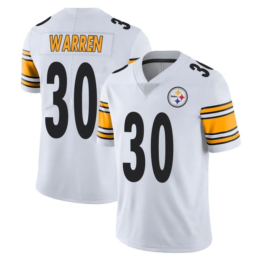 Parkc P.Steelers #30 Jaylen Warren Player White Limited Vapor Untouchable Home Game Stitched Jerseys