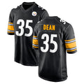 Parkc P.Steelers #35 Jamel Dean Player Black Home Game Stitched Jerseys