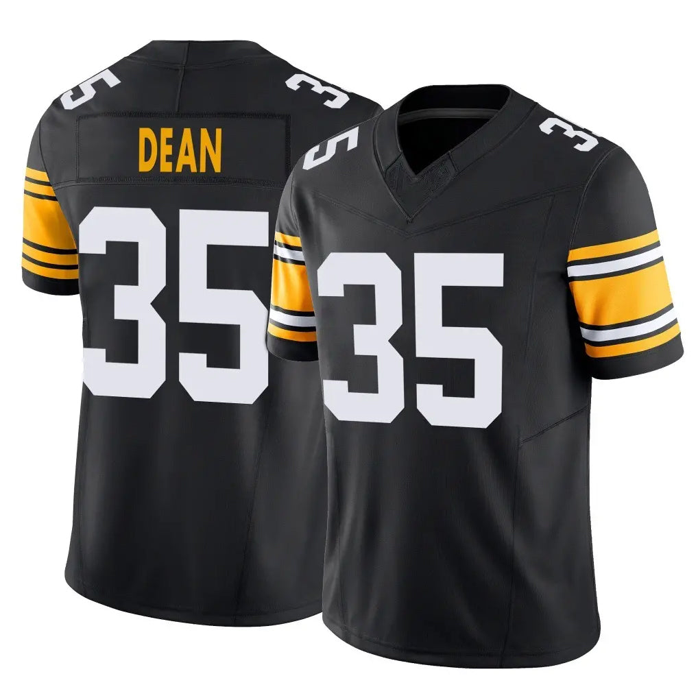 Parkc P.Steelers #35 Jamel Dean Player Black Limited Alternate Vapor F.U.S.E. Home Game Stitched Jerseys