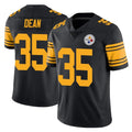 Parkc P.Steelers #35 Jamel Dean Player Black Limited Color Rush Home Game Stitched Jerseys