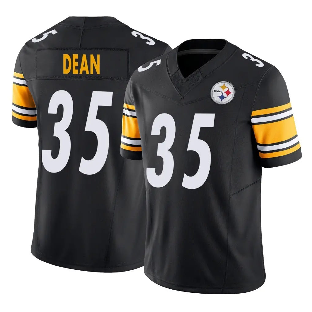 Parkc P.Steelers #35 Jamel Dean Player Black Limited Vapor F.U.S.E. Home Game Stitched Jerseys