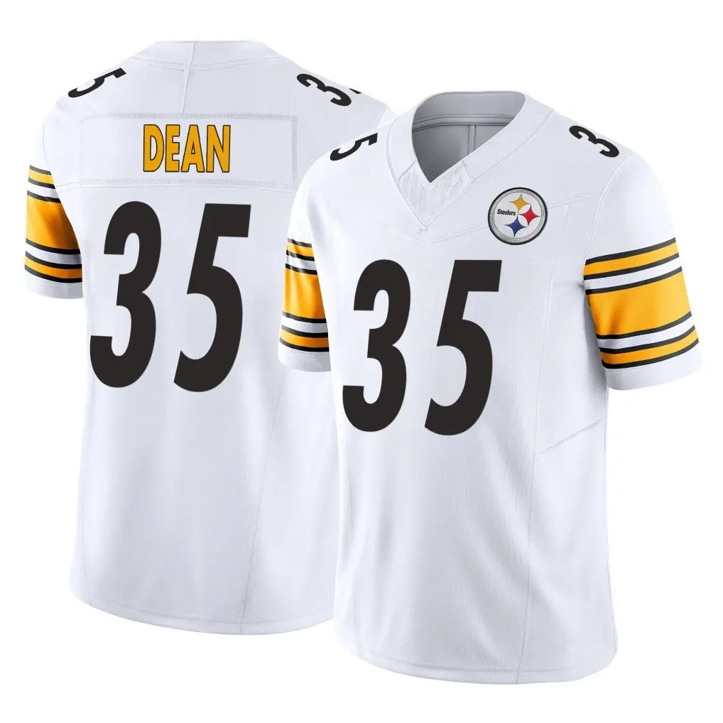 Parkc P.Steelers #35 Jamel Dean Player White Limited Vapor F.U.S.E. Home Game Stitched Jerseys