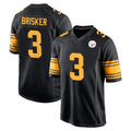 Parkc P.Steelers #3 Jaquan Brisker Player Black Color Rush Home Game Stitched Jerseys