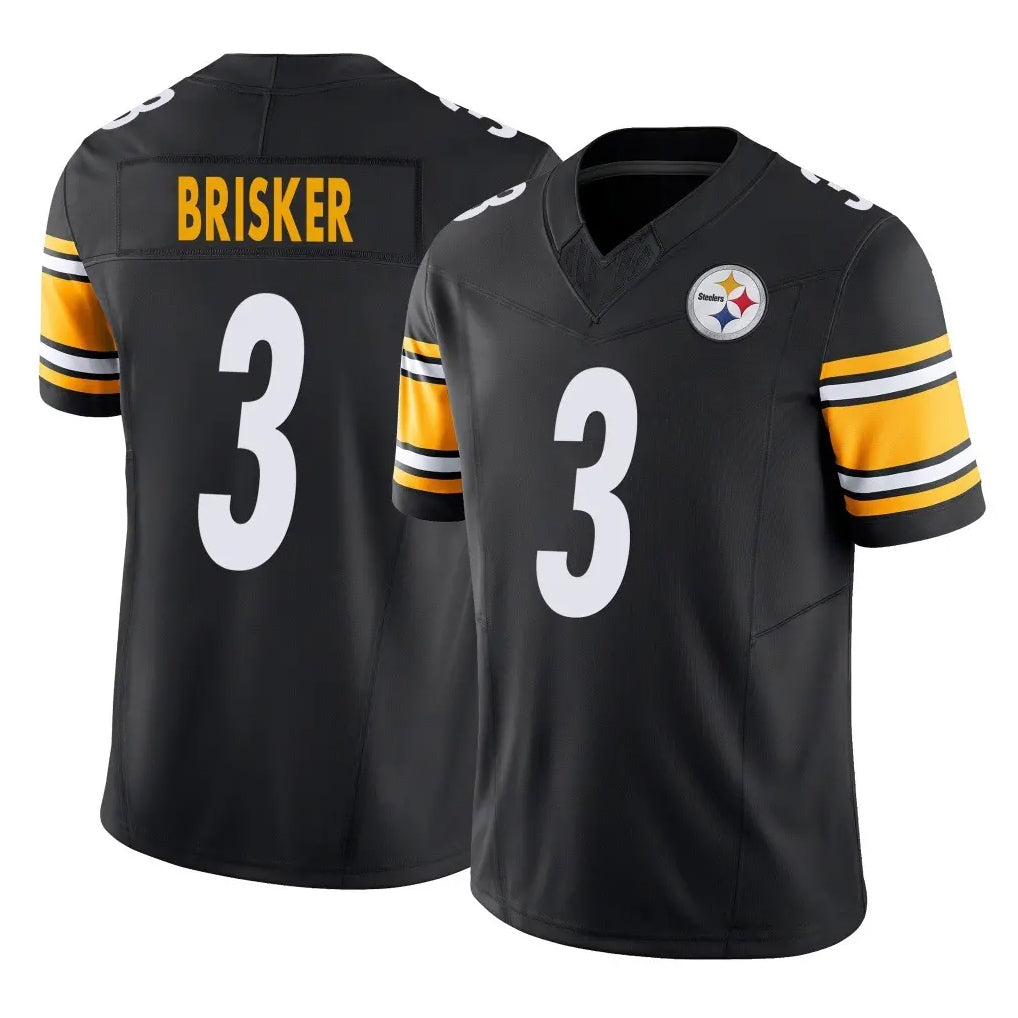 Parkc P.Steelers #3 Jaquan Brisker Player Black Limited Vapor F.U.S.E. Home Game Stitched Jerseys