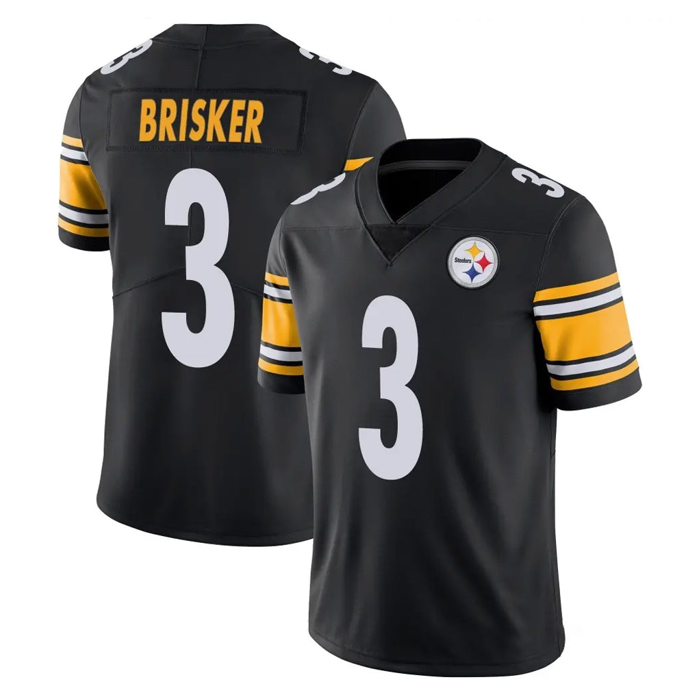 Parkc P.Steelers #3 Jaquan Brisker Player Black Limited Vapor Untouchable Home Game Stitched Jerseys