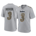 Parkc P.Steelers #3 Jaquan Brisker Player Gray Atmosphere Fashion Home Game Stitched Jerseys