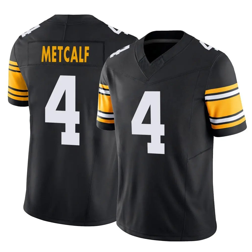 Parkc P.Steelers #4 DK Metcalf Player Black Limited Alternate Vapor F.U.S.E. Home Game Stitched Jerseys