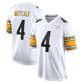 Parkc P.Steelers #4 DK Metcalf Player White Home Game Stitched Jerseys