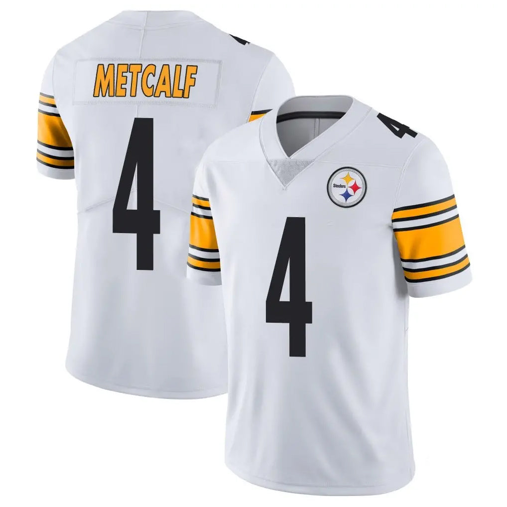 Parkc P.Steelers #4 DK Metcalf Player White Limited Vapor Untouchable Home Game Stitched Jerseys