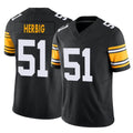 Parkc P.Steelers #51 Nick Herbig Player Black Limited Alternate Vapor F.U.S.E. Home Game Stitched Jerseys
