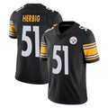 Parkc P.Steelers #51 Nick Herbig Player Black Limited Vapor Untouchable Home Game Stitched Jerseys