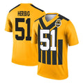 Parkc P.Steelers #51 Nick Herbig Player Gold Legend Limited 1933 Throwback Performance Home Game Stitched Jerseys