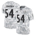 Parkc P.Steelers #54 Zach Frazier Player Arctic Camo Limited Salute To Service Home Game Stitched Jerseys