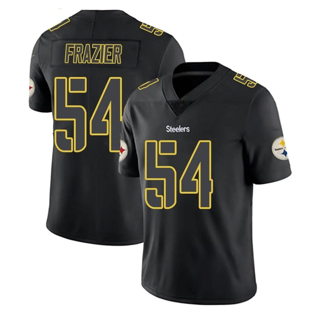 Parkc P.Steelers #54 Zach Frazier Player Black Impact Limited Home Game Stitched Jerseys